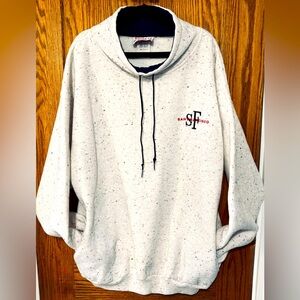 Vintage San Francisco Gray Speckled Sweater - Medium